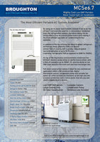 Low GWP MCSe6.7 Water cooled split air conditioner